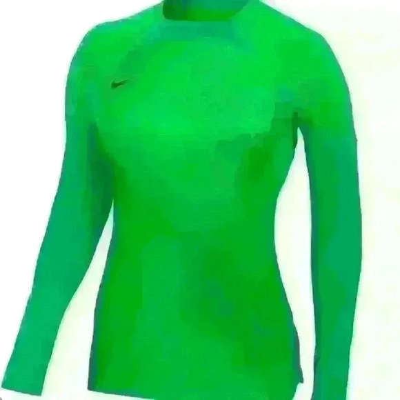 NWT. Nike Women’s Dri-Fit, Slim Fit Top. Color: Green. Size: Medium. - Picture 7 of 7